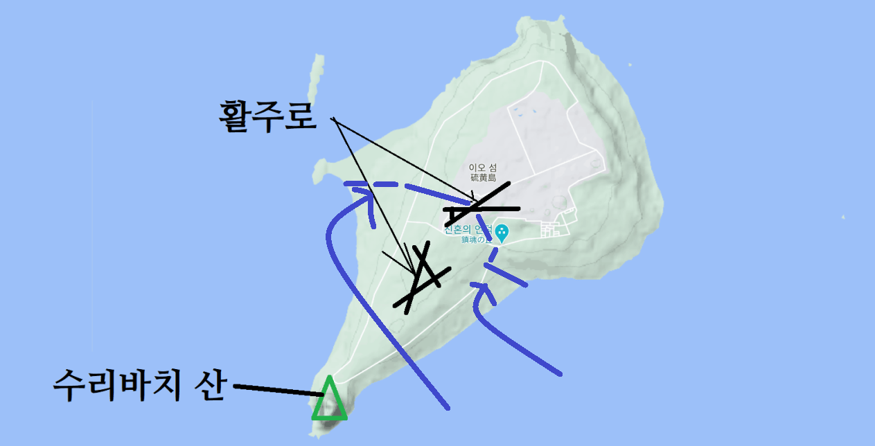 지도로 보는 태평양 전쟁, 이오지마 전투 | 인스티즈