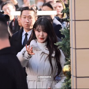 경호원에게 비켜달라고 하는 장원영.jpg | 인스티즈