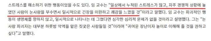 눈사람 논란에 대한 심리학자의 의견 | 인스티즈