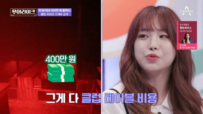 한달 450 벌어서 클럽에 400 지출 | 인스티즈