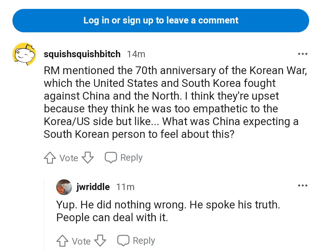 방탄 발언과 중국 대응에 대한 해외 반응.txt | 인스티즈