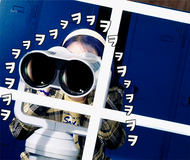 파랑머리 아이유.gif | 인스티즈