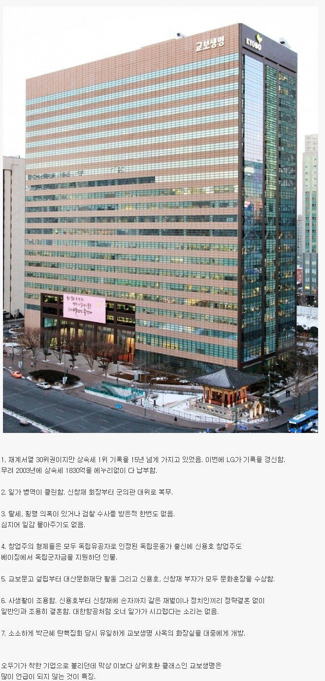 너무 모범적이라 사람들이 잘 모르는 재벌그룹.JPG | 인스티즈