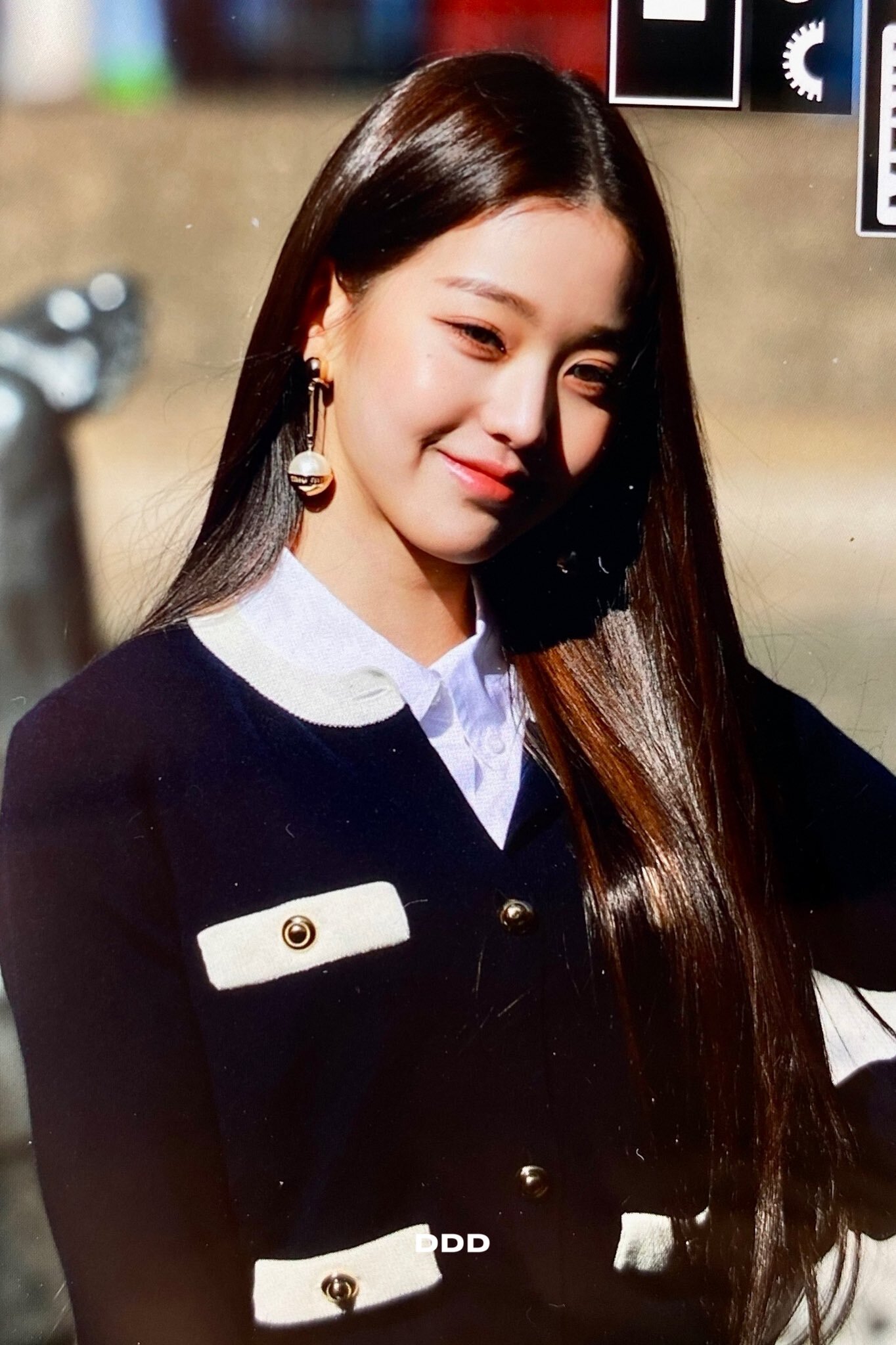 파리패션위크에서 프라다 회장과 이야기하는 아이브 장원영 | 인스티즈