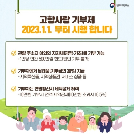 내년부터 시행되는 고향사랑 기부제도 답례품 근황 | 인스티즈
