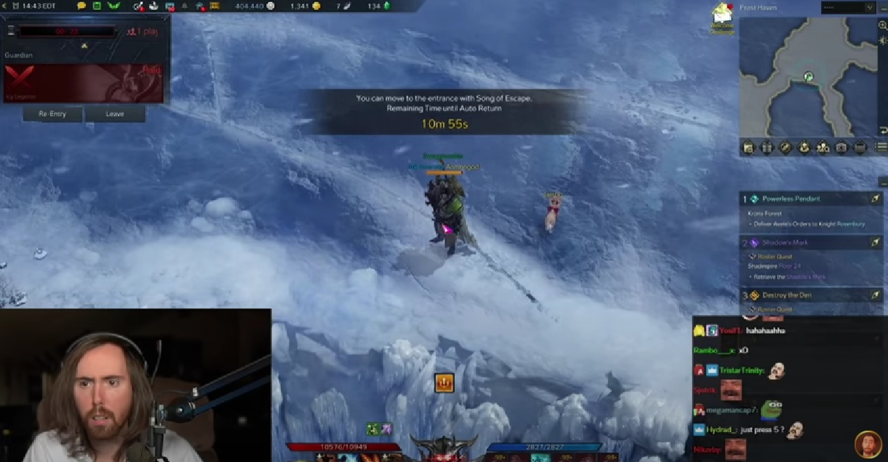 해외 유명 스트리머 로스트아크 가디언 토벌 영혼의 맞다이.jpg | 인스티즈