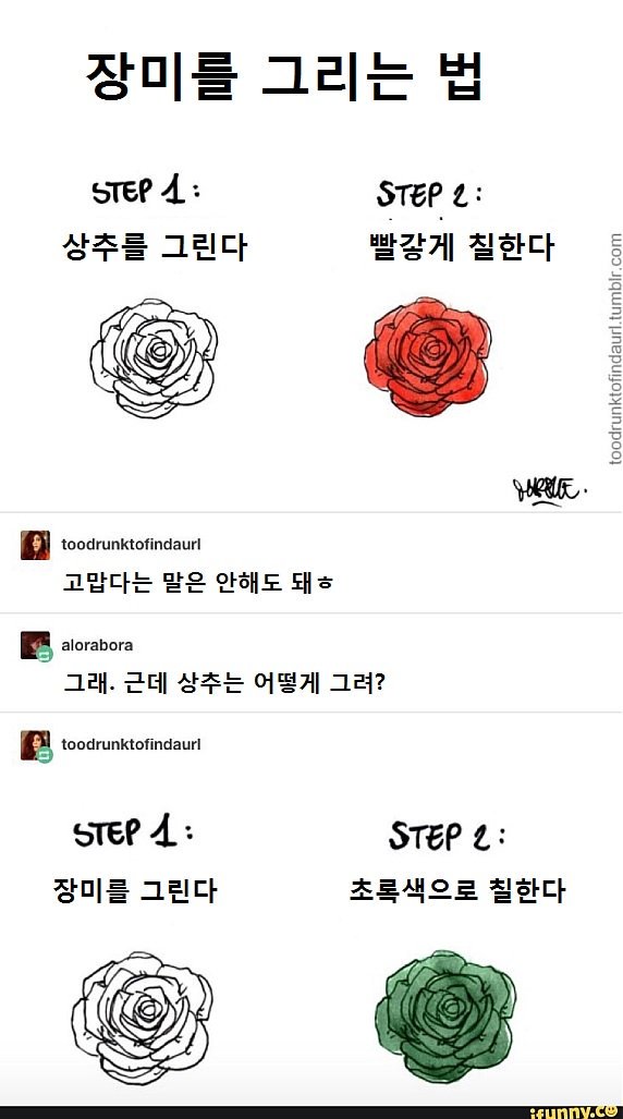 장미를 그리는 법.JPG | 인스티즈