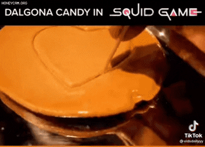 오징어게임 보고 달고나 챌린지한 결과물.gif | 인스티즈