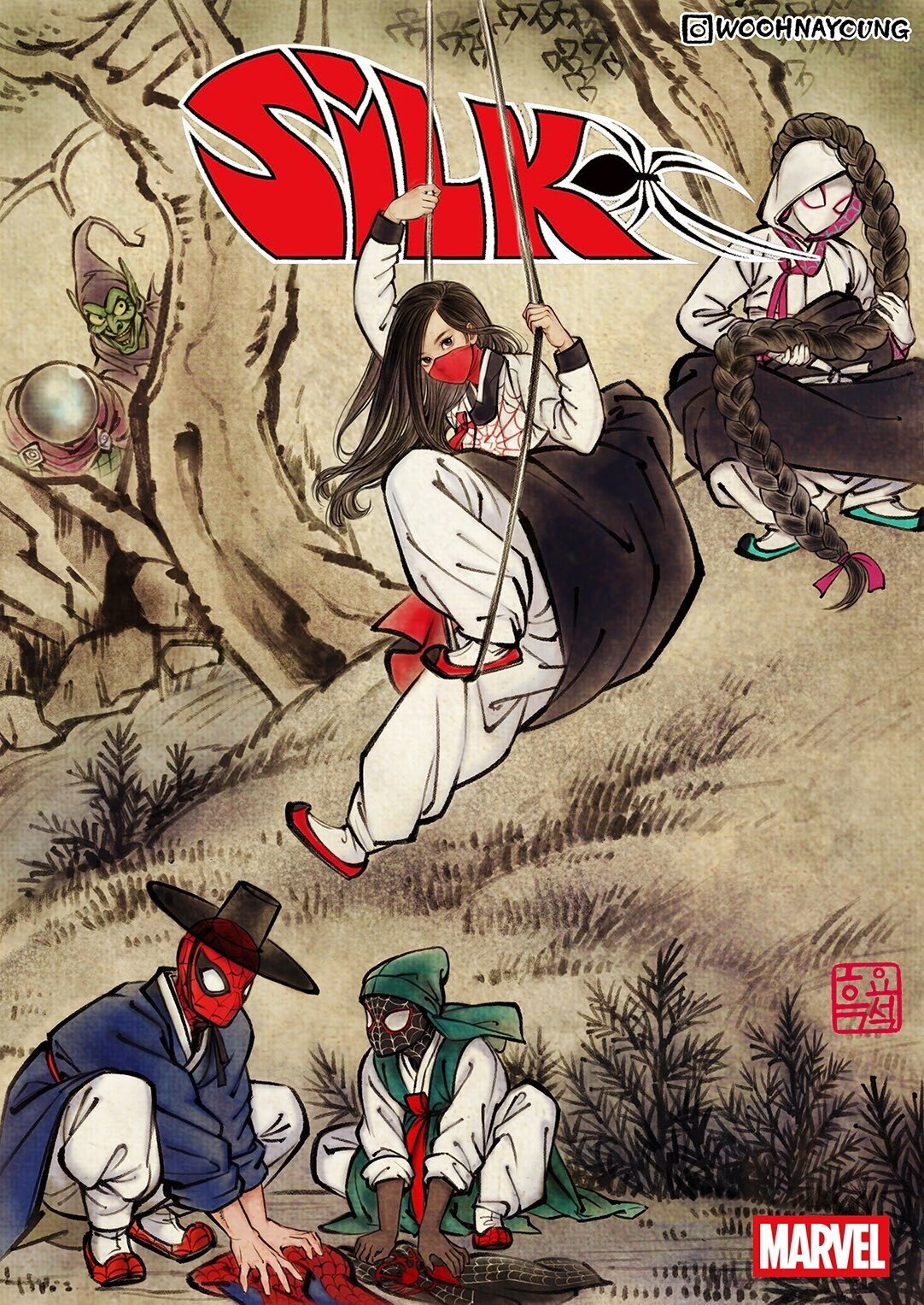 마블 코믹스 한국계 미국인 히어로 실크 근황 | 인스티즈