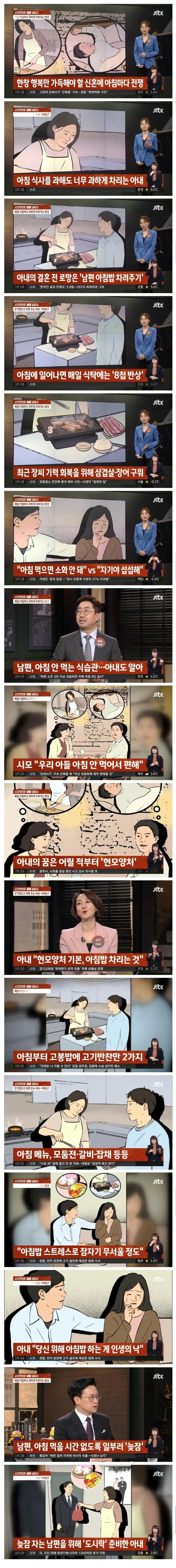 아침마다 8첩반상 차리는 아내에 스트레스 받는 남편 | 인스티즈