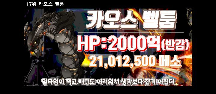 메이플스토리 보스 난이도 순위 Top 47 | 인스티즈