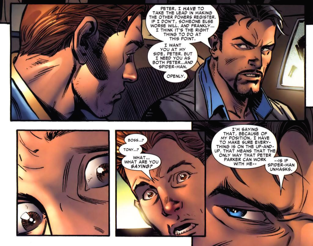 마블 코믹스) 스파이더맨 시점에서 보는 시빌워 | 인스티즈