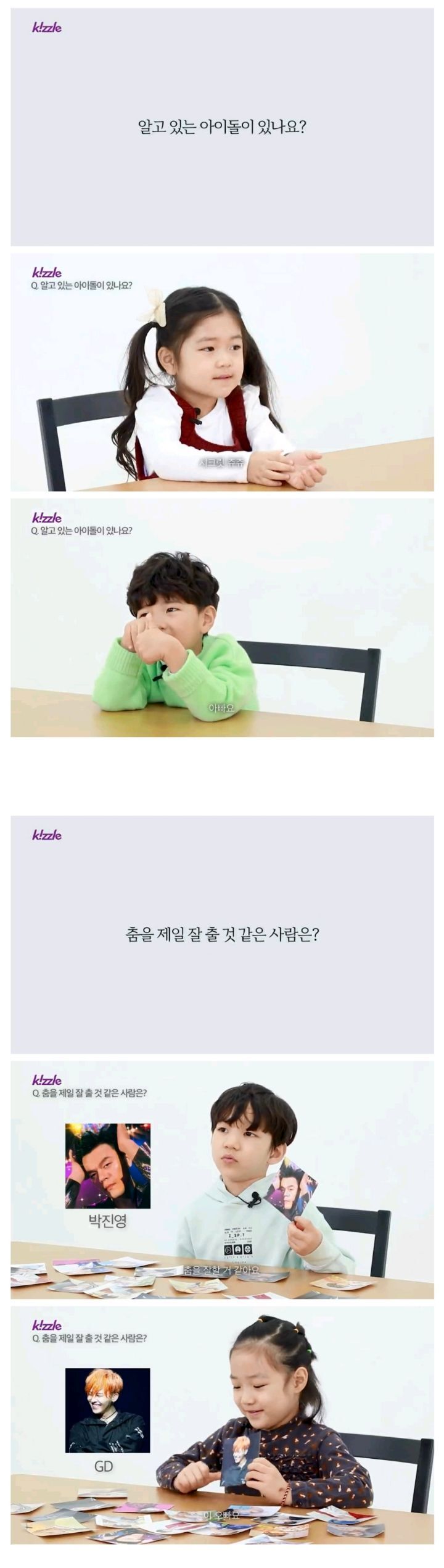 아가들한테 아이돌 사진을 보여줬다 | 인스티즈