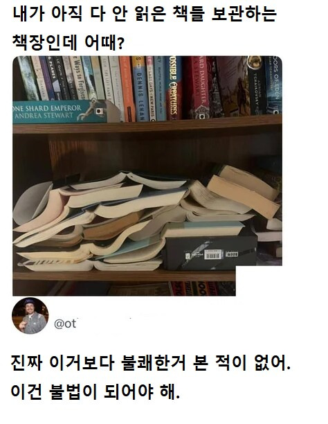 다 안 읽은 책들 보관하는 법 | 인스티즈