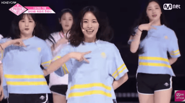 프듀48 표정관리 만큼은 짬바가 느껴졌던 일본 연습생 | 인스티즈