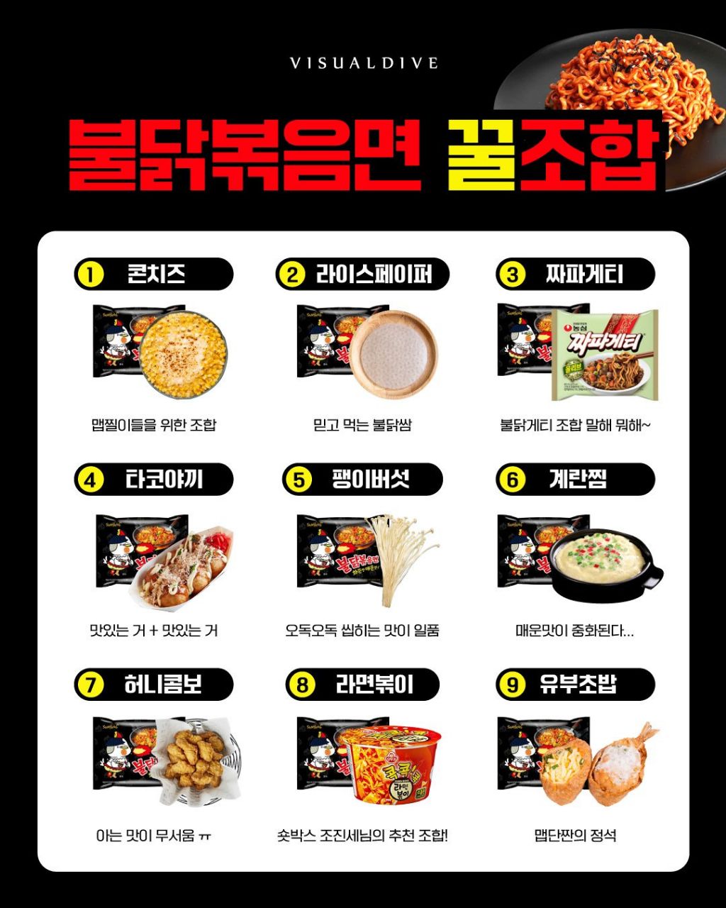 불닭볶음면 조합 | 인스티즈