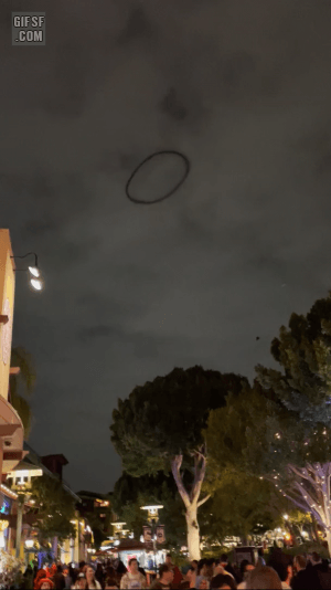 디즈니랜드 위를 떠다니는 검은고리 | 인스티즈