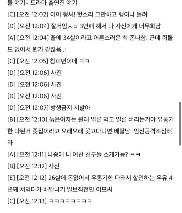 남자친구의 카톡방을 보고 충격 | 인스티즈