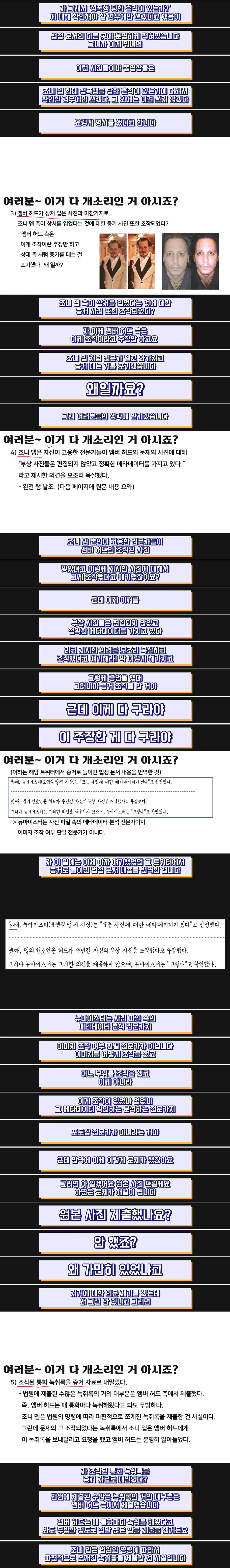 조니뎁 재판 현지 여론 반전됐다는 트짹이 박살내는 유튜버 | 인스티즈