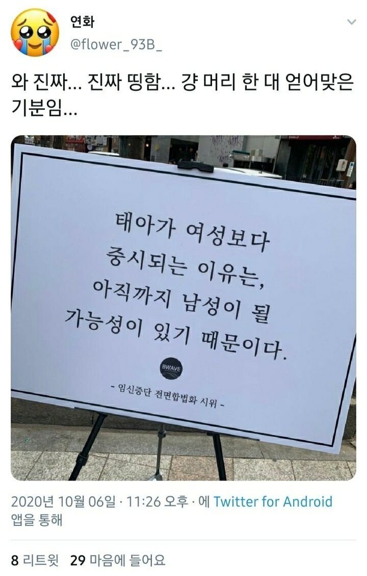 태아가 여성보다 중시되는 이유.jpg | 인스티즈