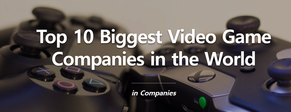 2021년 전세계 게임사 매출 순위..JPG | 인스티즈