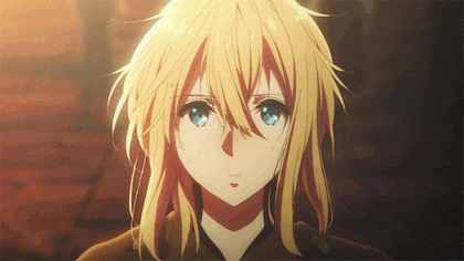 작화 끝판왕 감성애니, 바이올렛 에버가든 .gif | 인스티즈