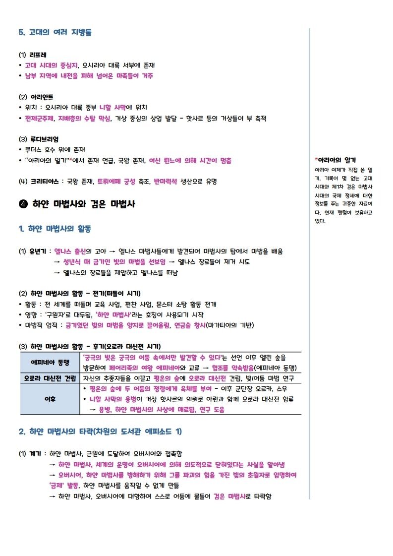 PDF로 정리한 메이플스토리의 세계관, 스토리의 모든 것 | 인스티즈