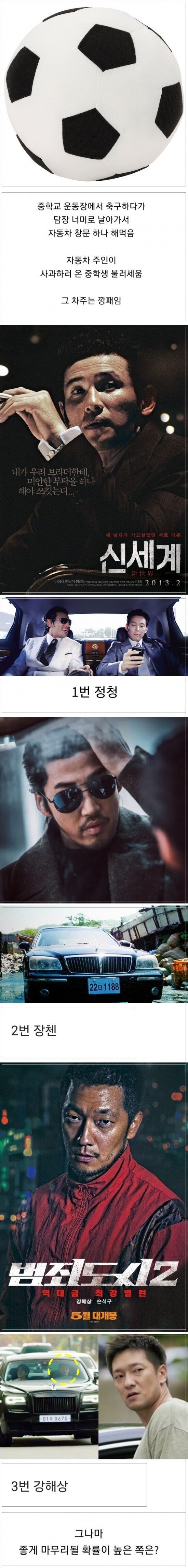 중학생이 깡패 자동차 유리를 깨트린다면? | 인스티즈