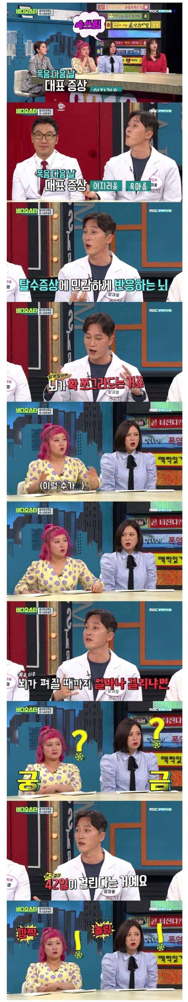 술 마시고 쪼그라든 뇌가 펴지는 데 걸리는 시간.jpg | 인스티즈