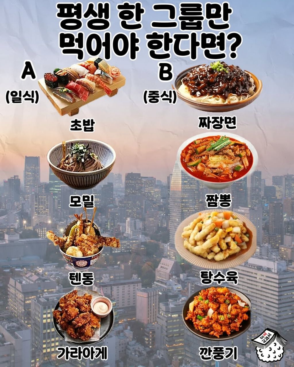 평생 한그룹만 먹어야한다면? | 인스티즈