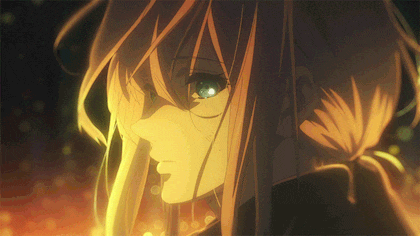 작화 끝판왕 감성애니, 바이올렛 에버가든 .gif | 인스티즈