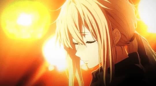 작화 끝판왕 감성애니, 바이올렛 에버가든 .gif | 인스티즈