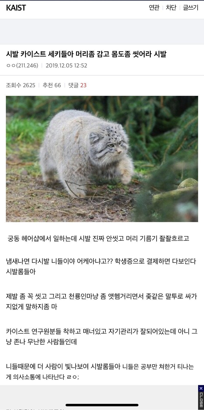 카이스트생들에게 일침하는 미용사..jpg | 인스티즈