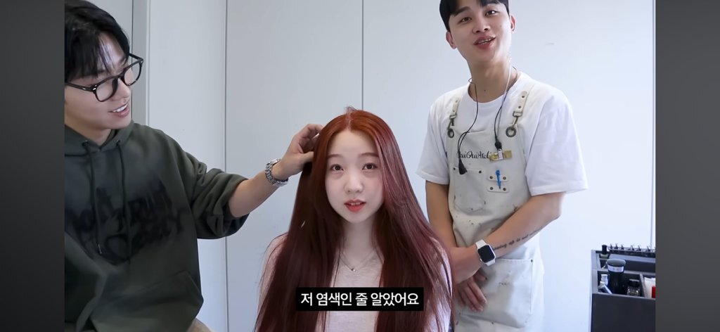 미용실 원장도 처음본다는 순수하게 머리색이 빨간 한국인 ..JPG | 인스티즈