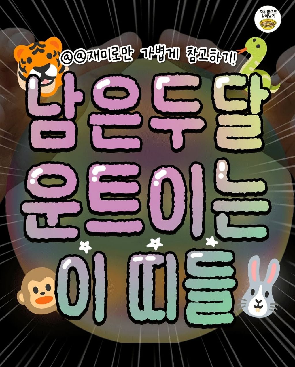 남은두달 운트이는 이 띠들 | 인스티즈