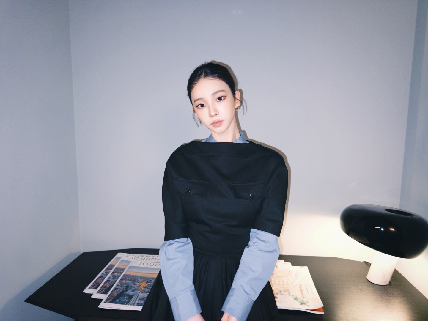 올빽머리 프라다 풀착장한 카리나 인스타 .jpg | 인스티즈