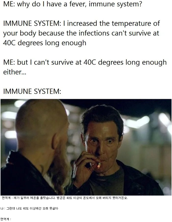 아플때 몸에서 열이 나는 이유 | 인스티즈