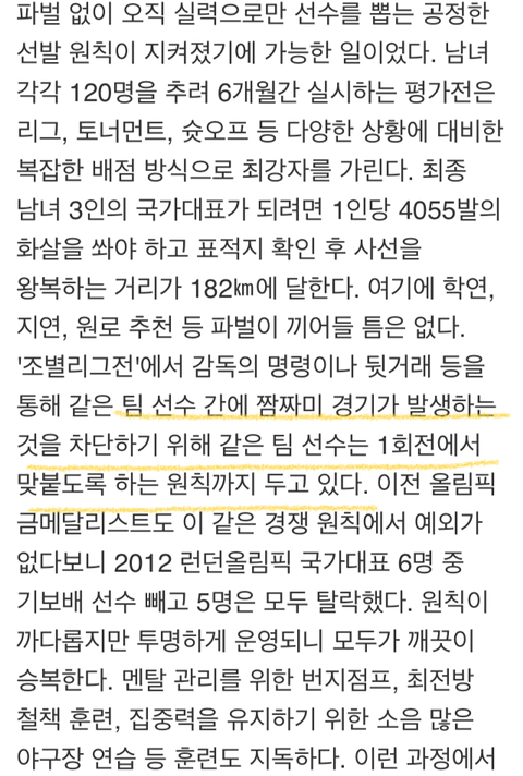 한국 양궁 학연지연,비리,파벌이 없는 이유.jpg | 인스티즈