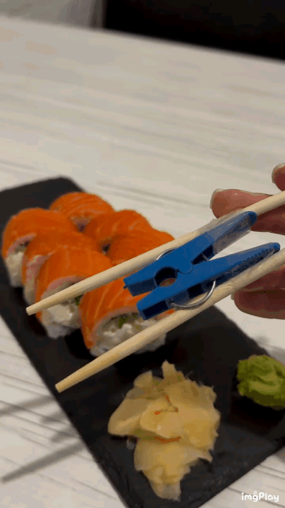 젓가락질이 서툰 외국인이 튜닝한 젓가락 | 인스티즈