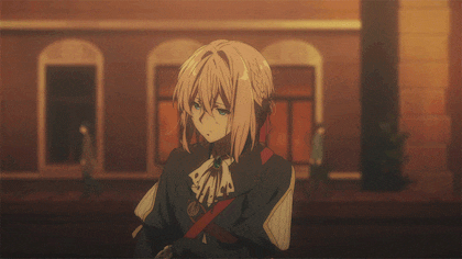 작화 끝판왕 감성애니, 바이올렛 에버가든 .gif | 인스티즈