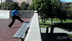 정말 아파보이는 파쿠르 실패 모음 .gif | 인스티즈