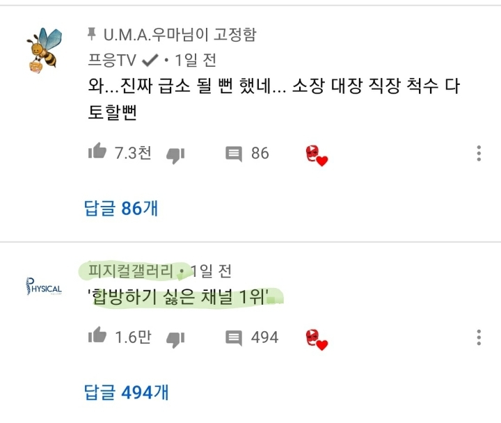 피지컬갤러리 김계란도 합방하기 싫어하는 90만 유튜버 | 인스티즈
