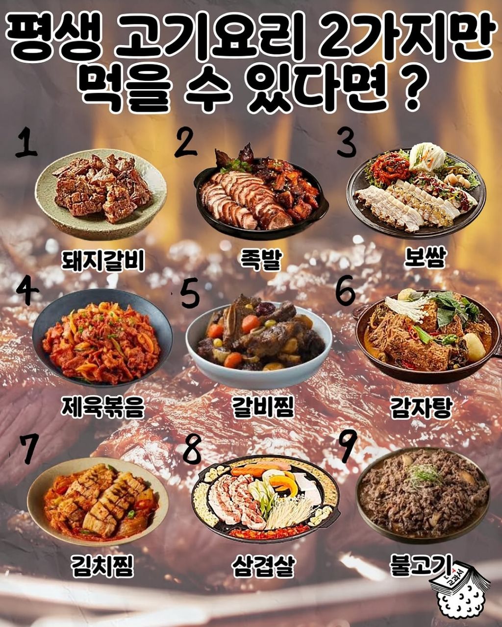 평생 고기요리 2가지만 먹을 수 있다면? | 인스티즈