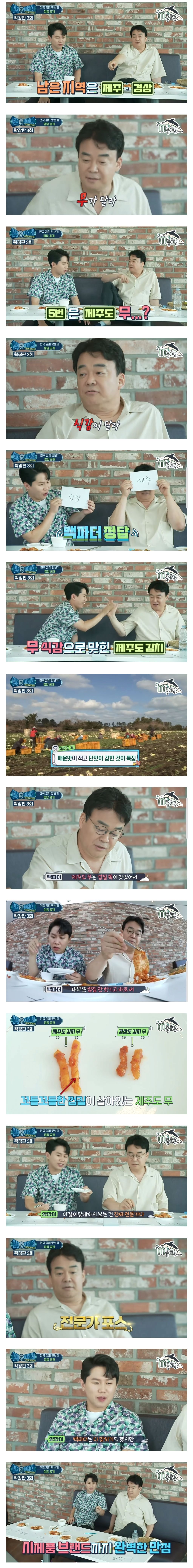 백종원의 김치 맞추기 대결 . jpg | 인스티즈