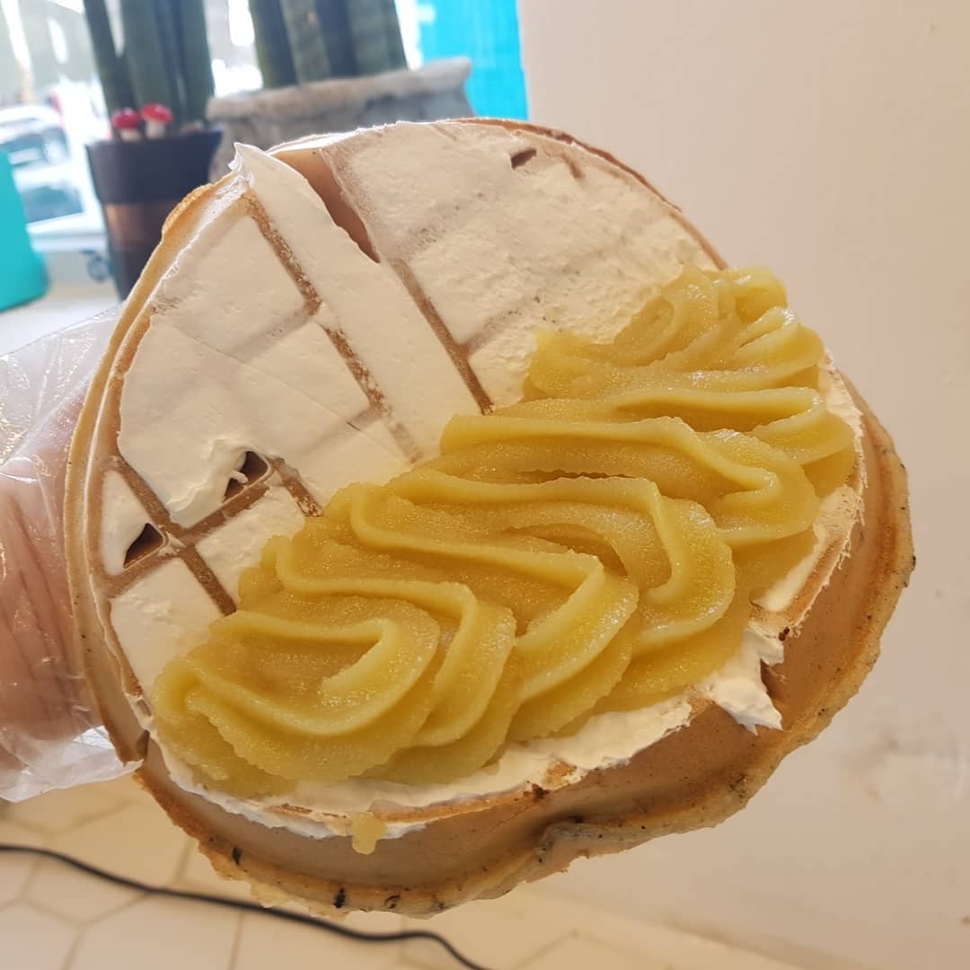 와플에 뽀얀 커스터드 크림..........jpg | 인스티즈