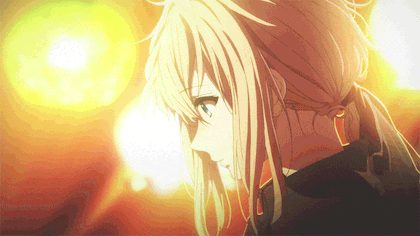 작화 끝판왕 감성애니, 바이올렛 에버가든 .gif | 인스티즈