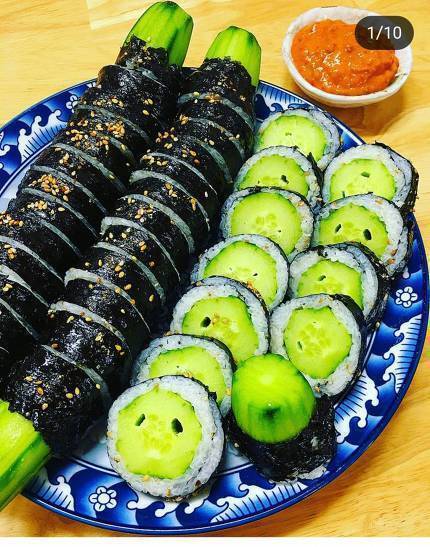 오이 싫어하는 사람이 보면 경악하는 김밥 | 인스티즈