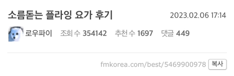 소름돋는 플라잉 요가 후기 | 인스티즈