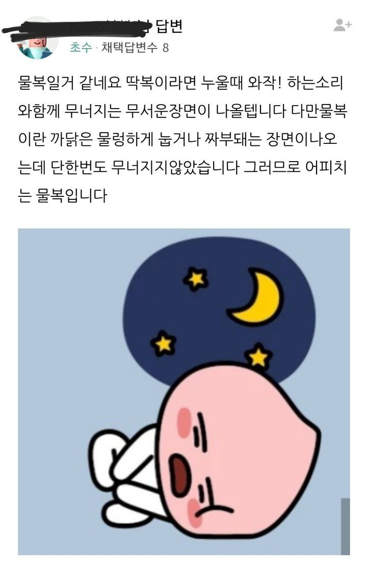 어피치는 물복인가요 딱복인가요? .JPG | 인스티즈