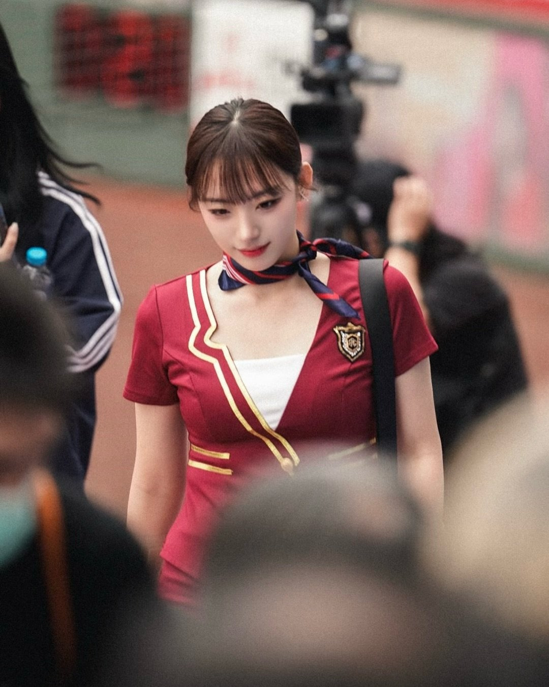 하지원 치어리더 스튜어디스 컨셉 복장.jpg | 인스티즈